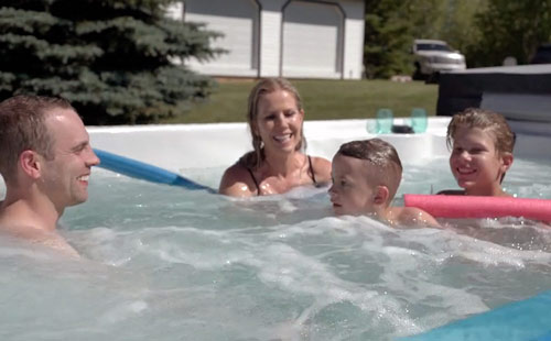 swim spas & all-weather pools for the family: fun and fitness all year round